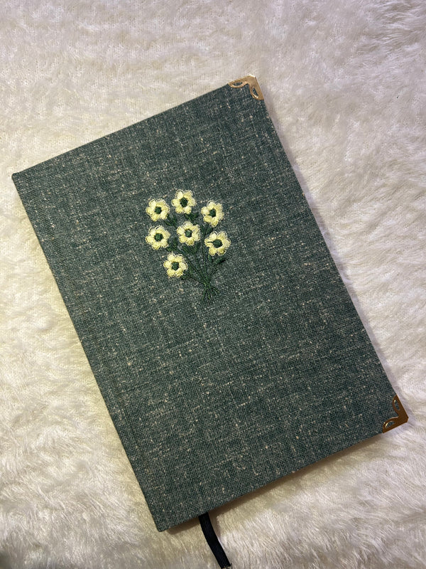 Sage Green A5 Size Hardcover Notebook