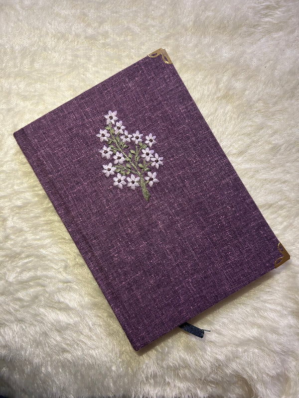 Amethyst Lavender A5 Size Hardcover Notebook