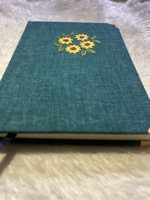 Marine teal green A5 Hardcover Notebook