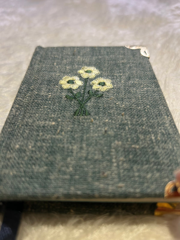 Sage Green A7 Pocket Size Hardcover Notebook