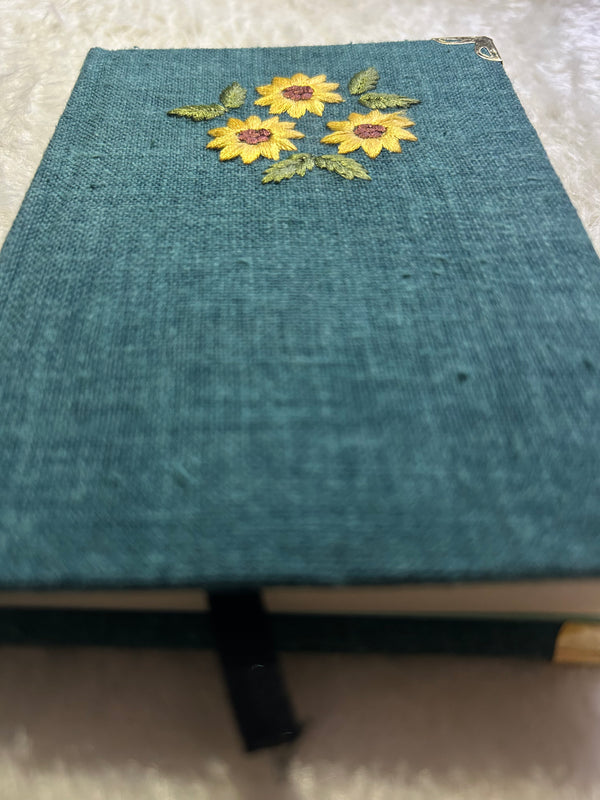 Marine teal green A6 Hardcover Notebook