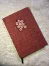 Baked Clay Orange A5 Size Hardcover Notebook