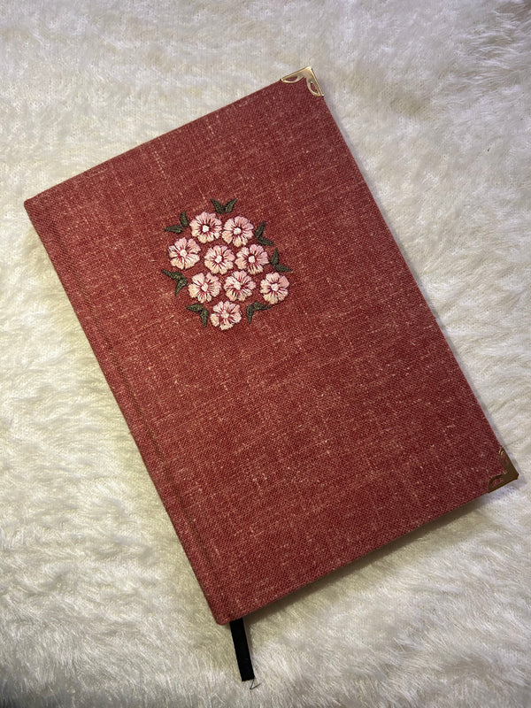 Baked Clay Orange A5 Size Hardcover Notebook