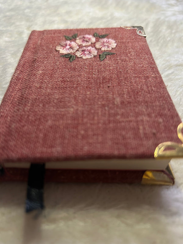 Baked Clay Orange A7 Pocket Size Hardcover Notebook