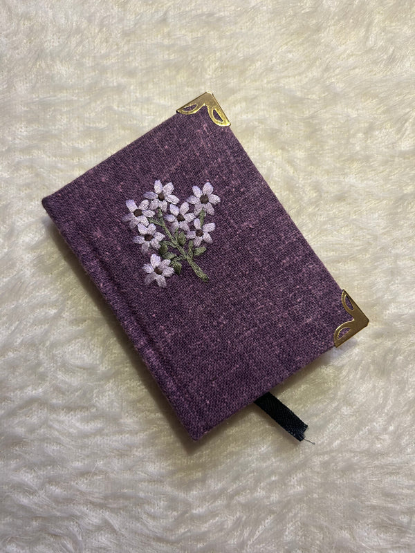 Amethyst Lavender A7 Pocket Size Hardcover Notebook